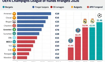 Бюджеты и трансферные бюджеты участников ЛЧ 2026: кто тратит больше всех